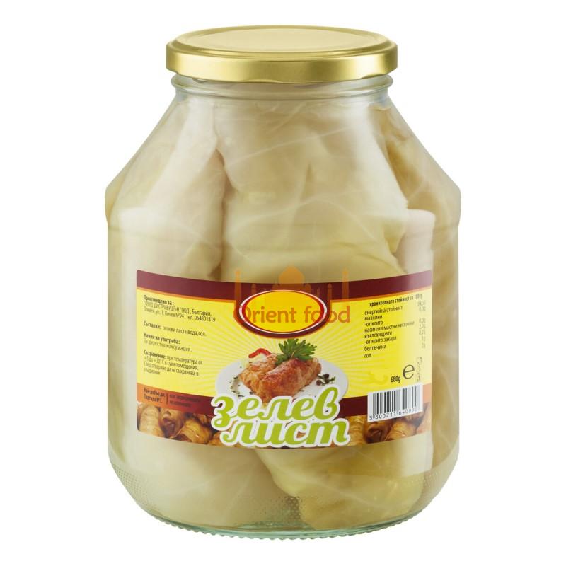 Zelné listy kysané 680g