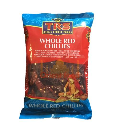 Celé červené chilli papričky 150g