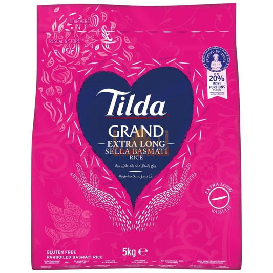 Extra dlouhá Basmati rýže Sella Tilda 5kg