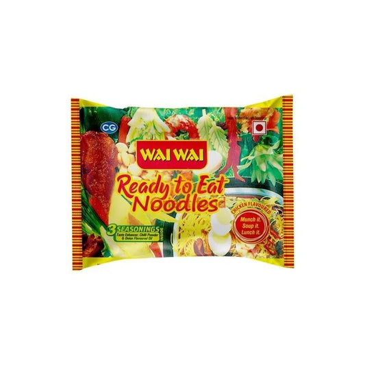 Instantní nudle s kuřecí příchutí Wai Wai 75g