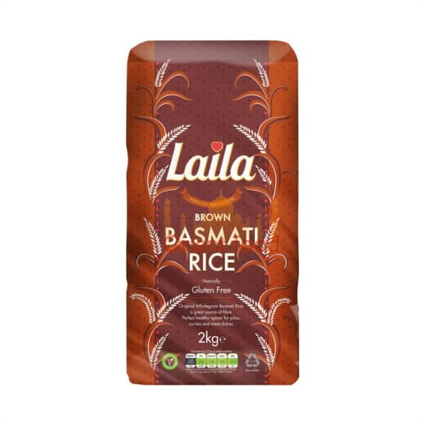 Hnědá rýže Basmat Laila 2kg