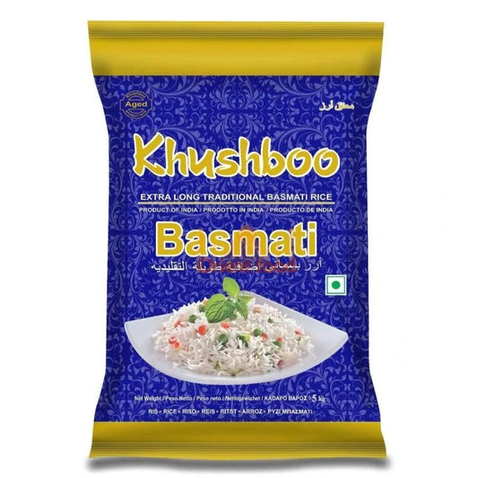 Extra dlouhá tradiční Indická rýže basmati Khushboo 5kg