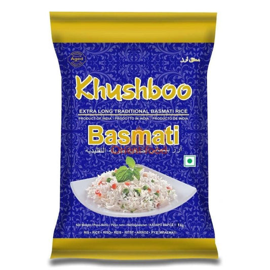 Extra dlouhá tradiční Indická rýže basmati Khushboo 1kg