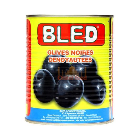 Černé olivy bez pecek 400g