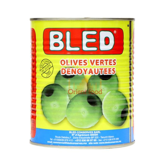 Zelené olivy bez pecek 400g