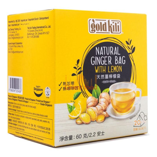 Přírodní zázvorový sáček s citronem Gold Kili 60g