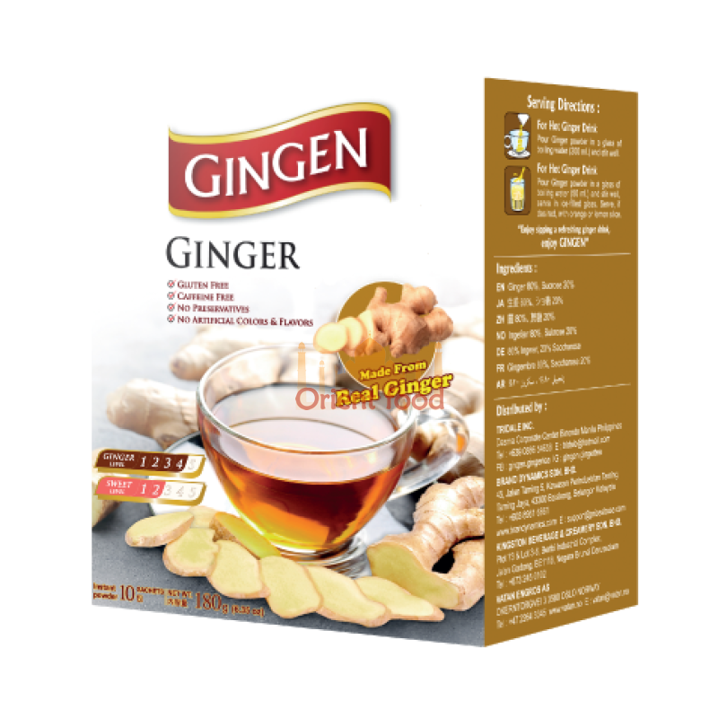 Instantní zázvorový nápoj Gingen 216g