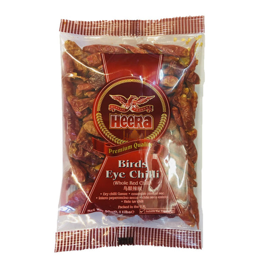Celé červené chilli Birds Eye 50g